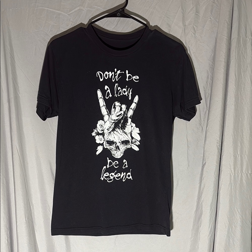 Black Graphic Women's T-Shirt
